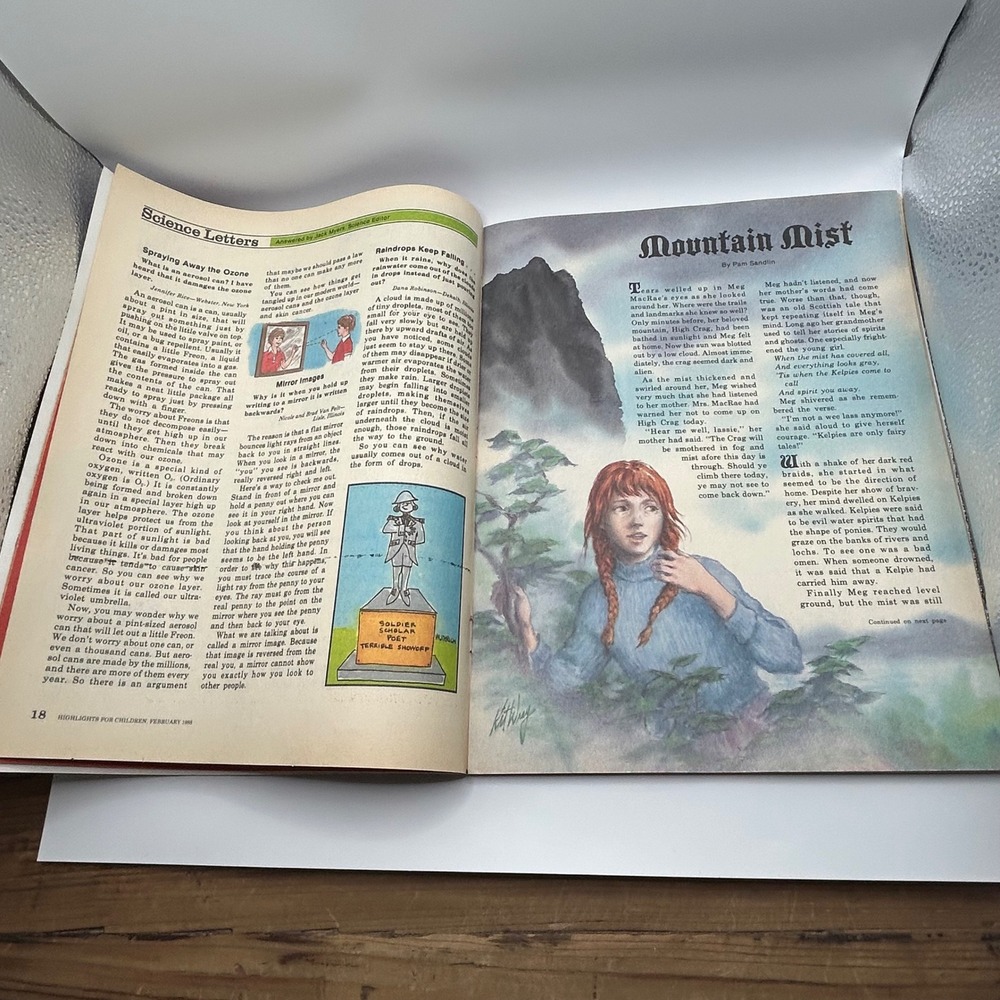 Vintage Highlights for Children Magazine February 1988 Issue Fun with a Purpose - Picture 5 of 8
